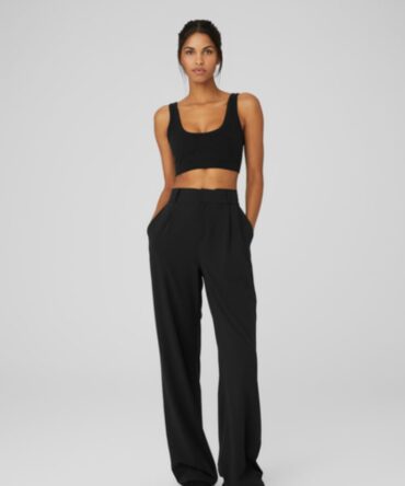 Pantalón Tailored High-Rise Largo