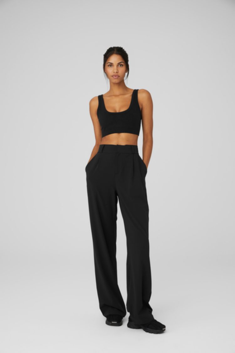 Pantalón Tailored High-Rise Largo